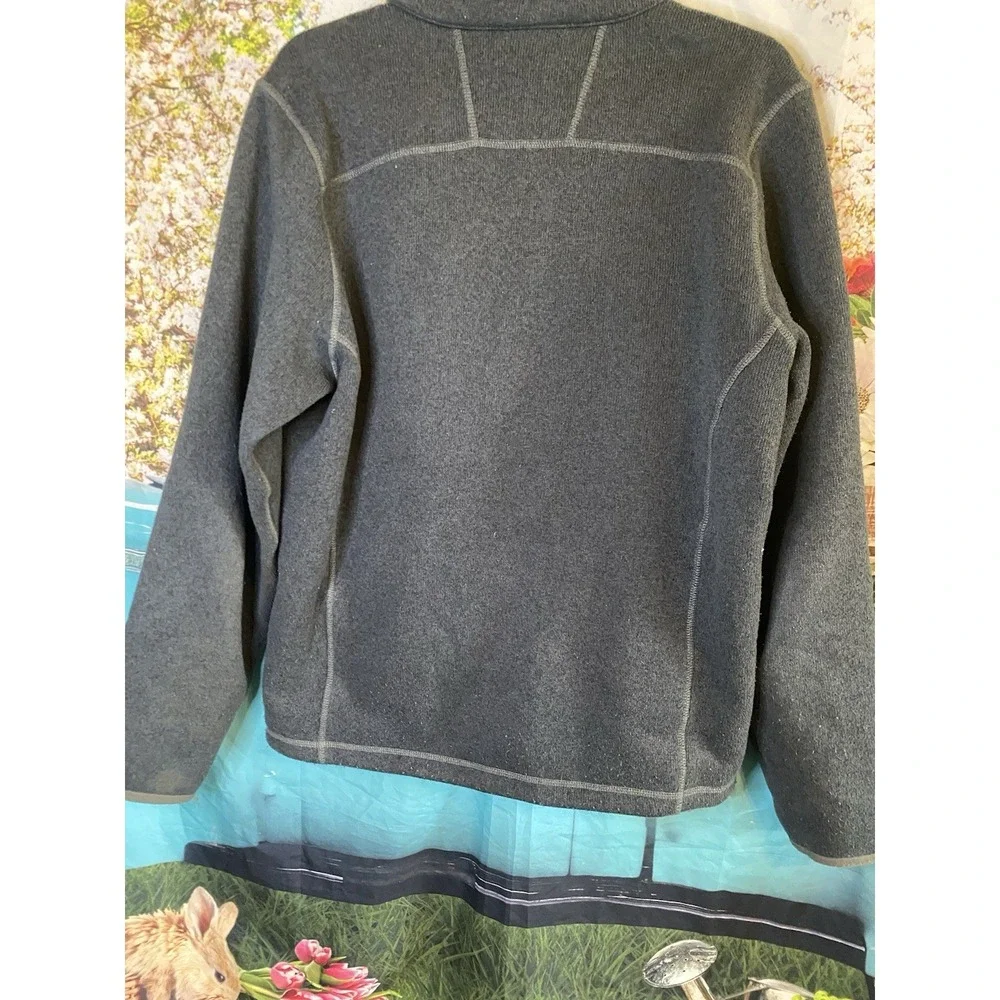 The North Face Navy Polyester 1/4 Zip Neck Pull Over Shirt Jacket  Men's M